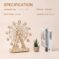 Robotime DIY Wooden Rotatable Ferris Wheel Model With Playing Music Toys For Children Birthday TGN01 - Image 6