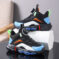 Autumn And Winter Non-slip Outdoor New Rotating Buckle Children's Waterproof Leather Basketball Shoes - Image 5